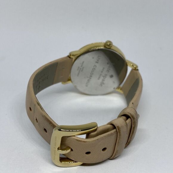 Kate Spade New York 0073 Women\'s Beige Leather Analog Dial Quartz Watch MP33 main image 11